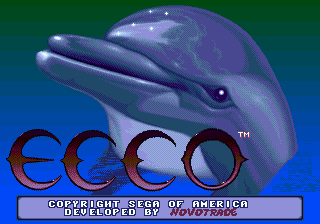 Ecco the Dolphin Title Screen